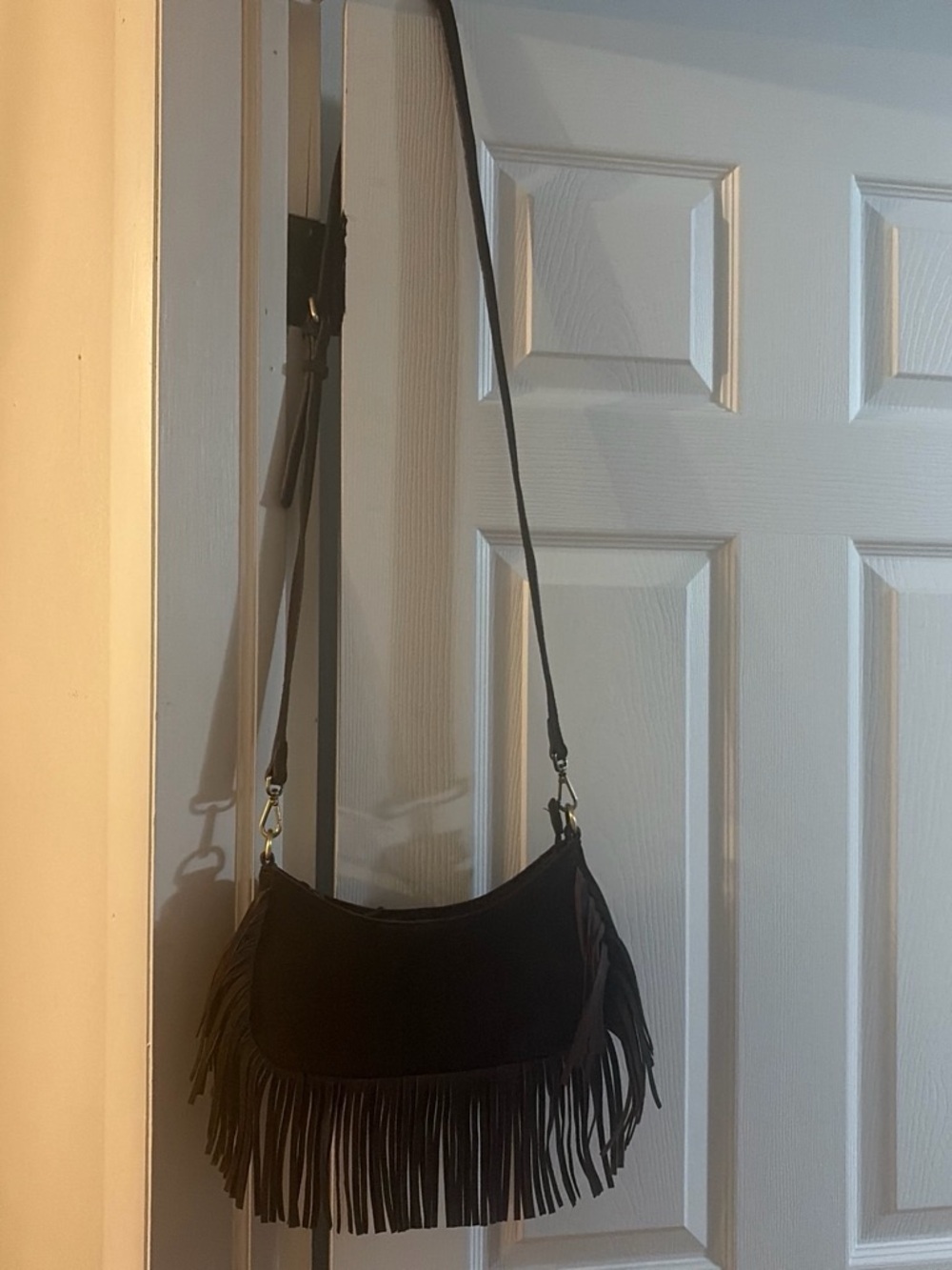 Brown Fringe crossbody